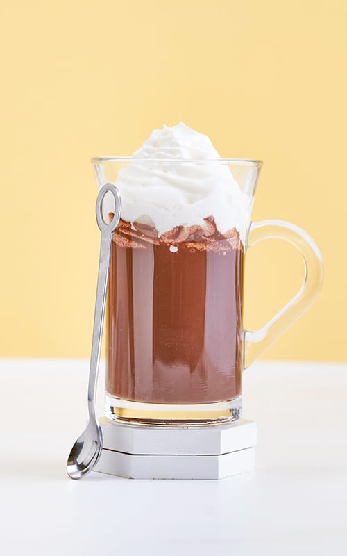 Hazelnut hot chocolate