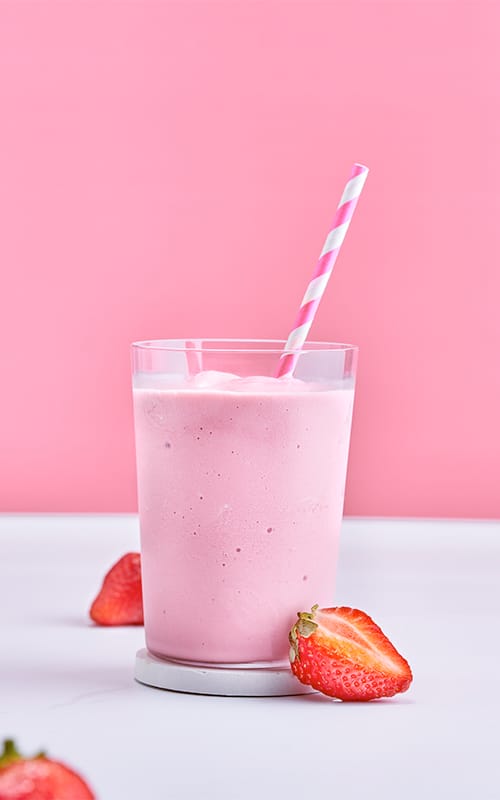 Strawberry milkshake